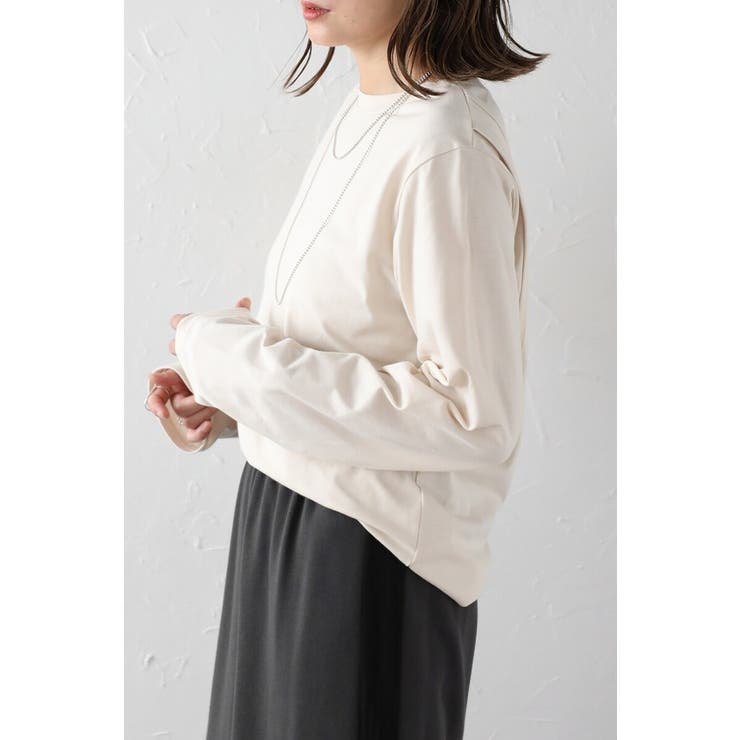 バックカットアウトデザインロンT 88-004211 | BONJOUR SAGAN | 詳細画像3 