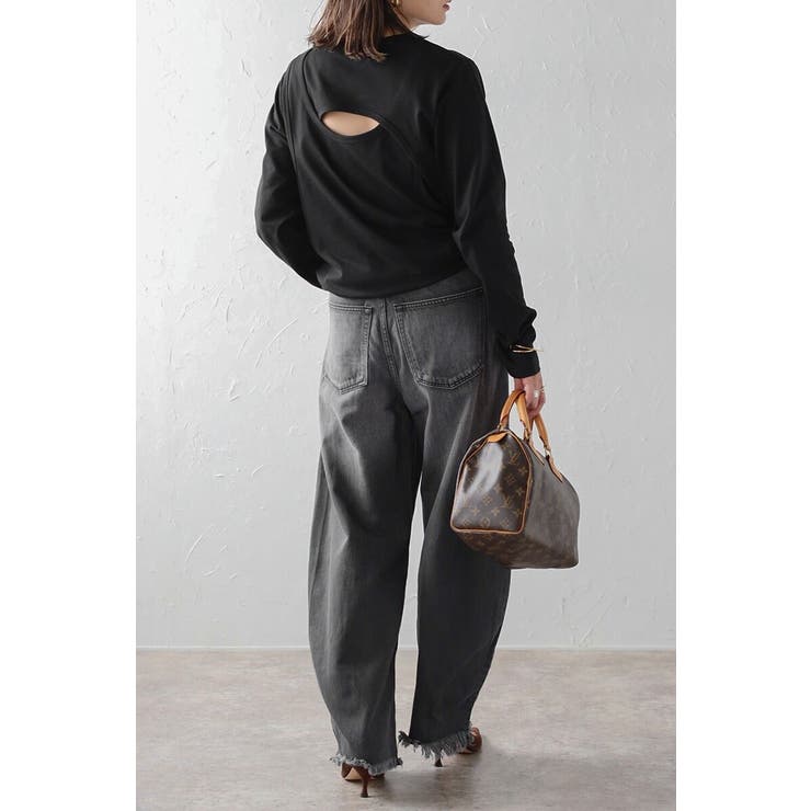 バックカットアウトデザインロンT 88-004211 | BONJOUR SAGAN | 詳細画像8 