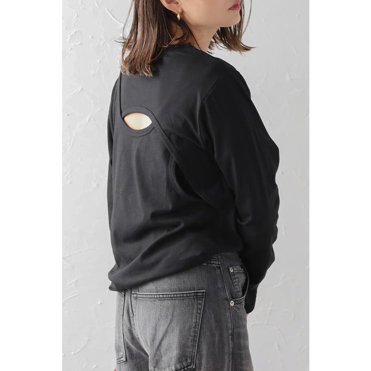 バックカットアウトデザインロンT 88-004211 | BONJOUR SAGAN | 詳細画像9 