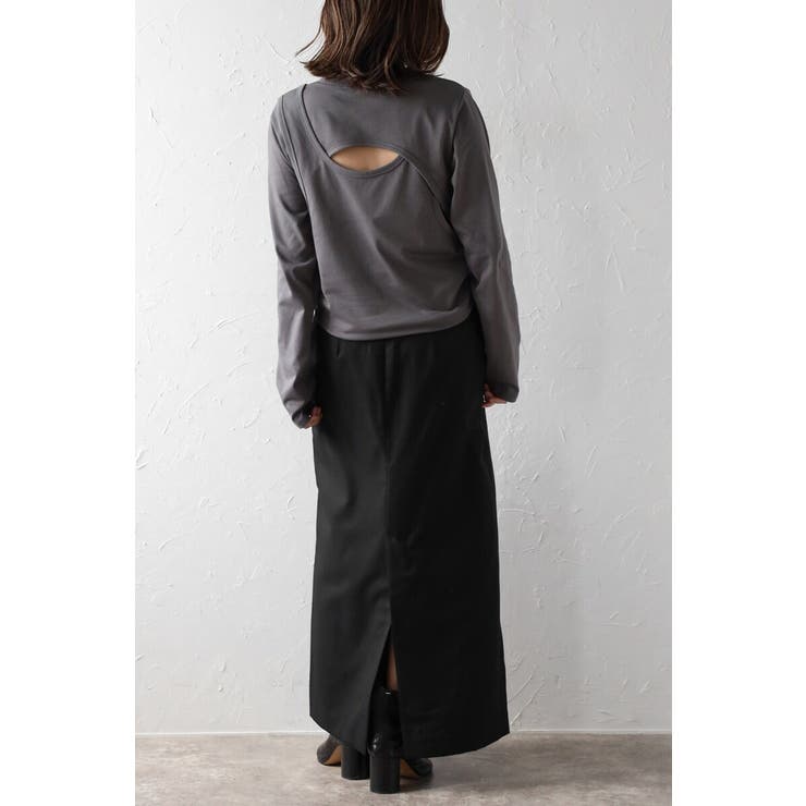 バックカットアウトデザインロンT 88-004211 | BONJOUR SAGAN | 詳細画像14 