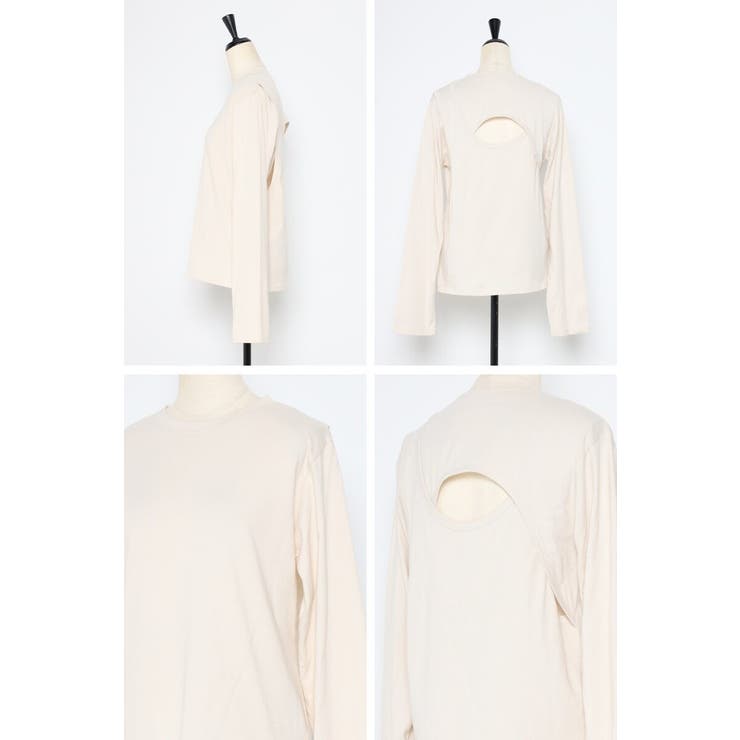 バックカットアウトデザインロンT 88-004211 | BONJOUR SAGAN | 詳細画像25 