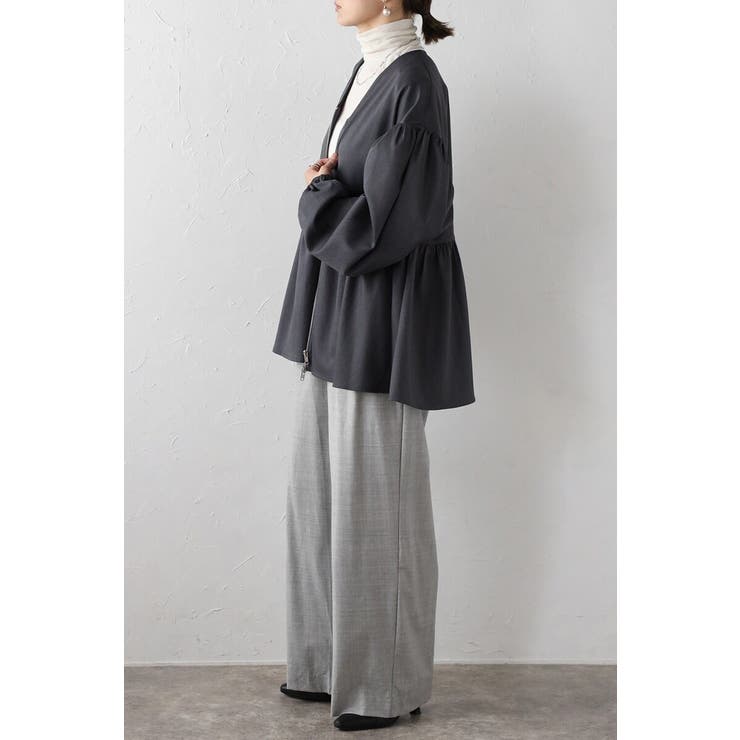 フロントジップペプラムチュニック 88-004223 | BONJOUR SAGAN | 詳細画像9 