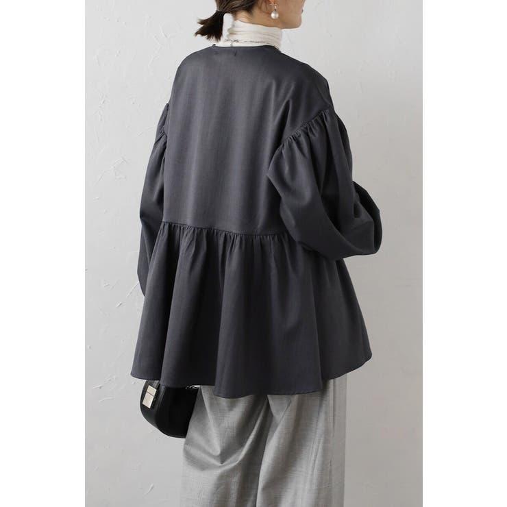 フロントジップペプラムチュニック 88-004223 | BONJOUR SAGAN | 詳細画像10 