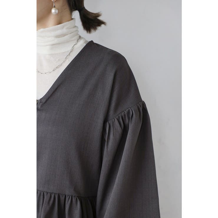 フロントジップペプラムチュニック 88-004223 | BONJOUR SAGAN | 詳細画像14 