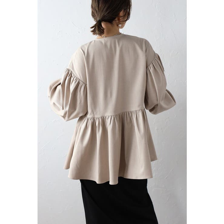 フロントジップペプラムチュニック 88-004223 | BONJOUR SAGAN | 詳細画像21 