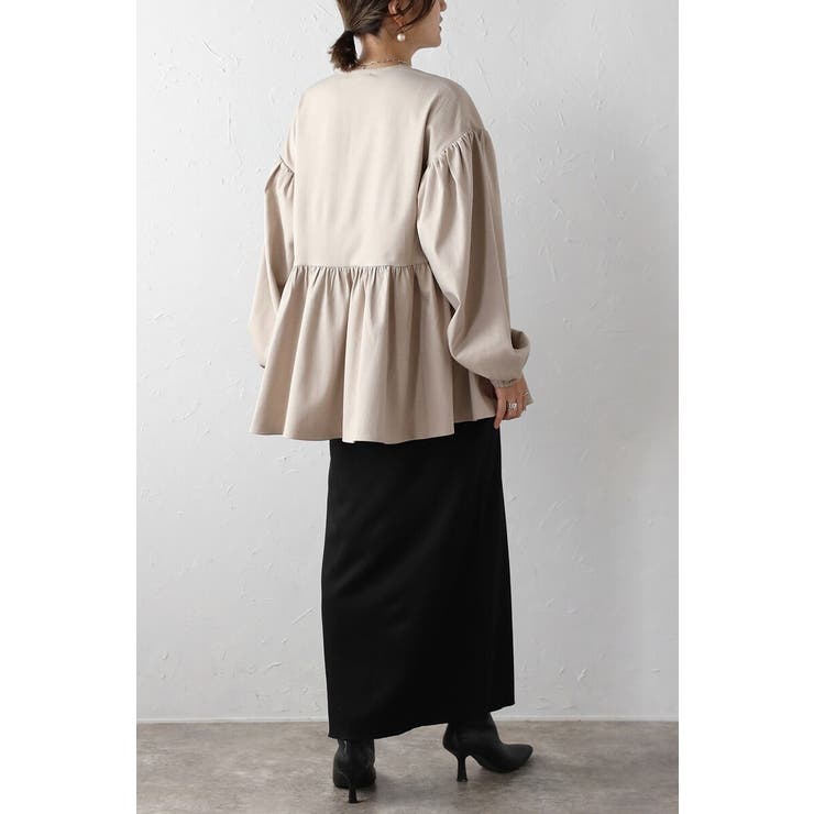 フロントジップペプラムチュニック 88-004223 | BONJOUR SAGAN | 詳細画像22 