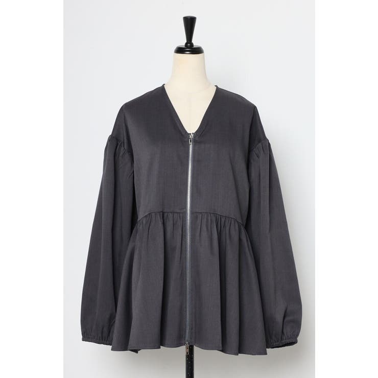 フロントジップペプラムチュニック 88-004223 | BONJOUR SAGAN | 詳細画像26 