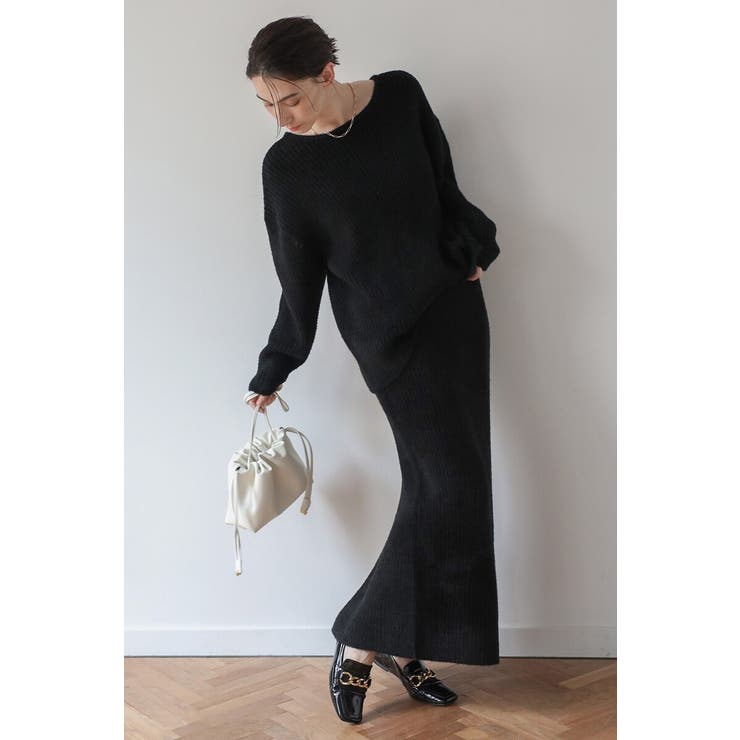 前後2WAYシャギーミドルニット 88-004224 | BONJOUR SAGAN | 詳細画像3 