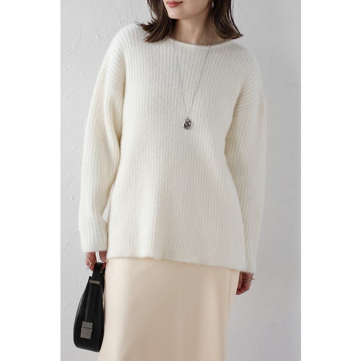 前後2WAYシャギーミドルニット 88-004224 | BONJOUR SAGAN | 詳細画像5 