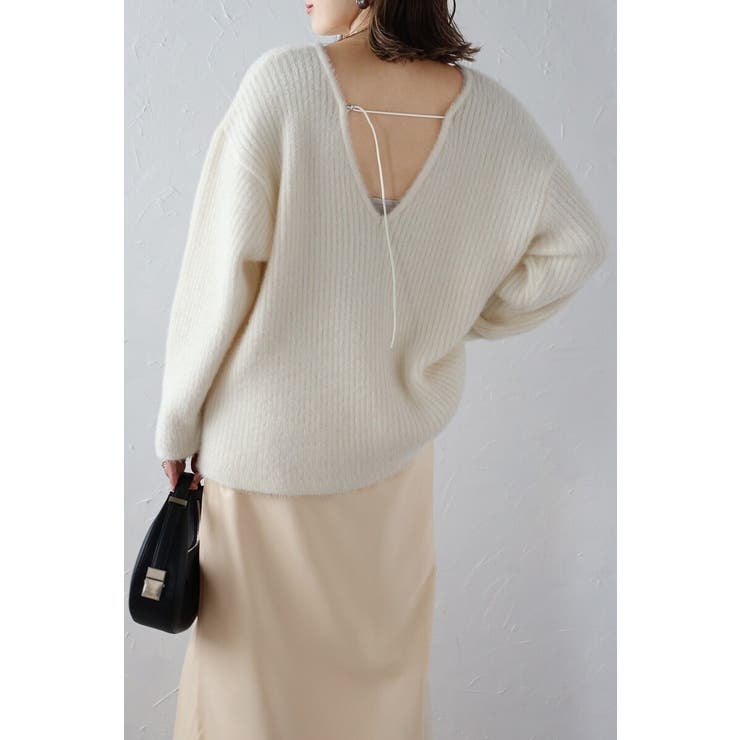 前後2WAYシャギーミドルニット 88-004224 | BONJOUR SAGAN | 詳細画像9 