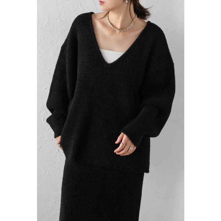 前後2WAYシャギーミドルニット 88-004224 | BONJOUR SAGAN | 詳細画像21 