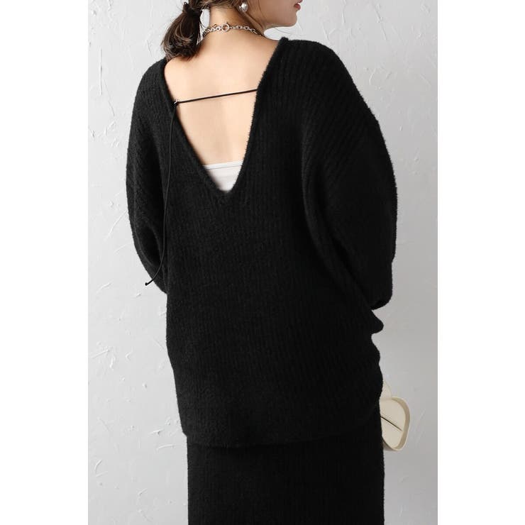 前後2WAYシャギーミドルニット 88-004224 | BONJOUR SAGAN | 詳細画像27 