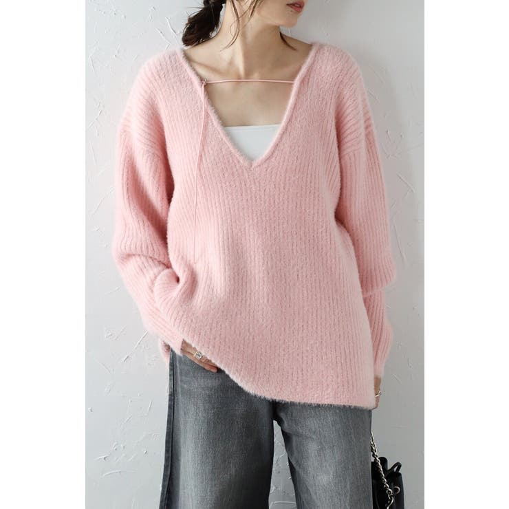 前後2WAYシャギーミドルニット 88-004224 | BONJOUR SAGAN | 詳細画像29 