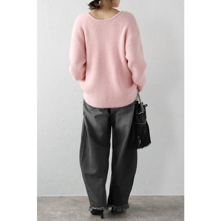 前後2WAYシャギーミドルニット 88-004224 | BONJOUR SAGAN | 詳細画像32 