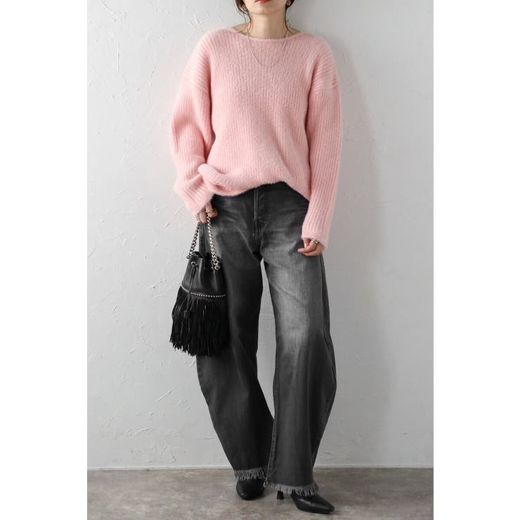 前後2WAYシャギーミドルニット 88-004224 | BONJOUR SAGAN | 詳細画像33 