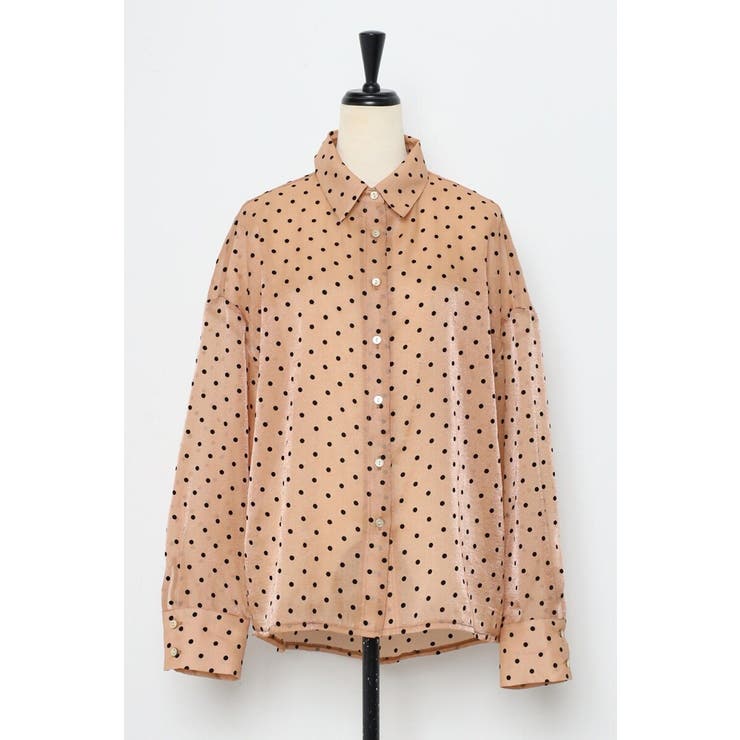 ドットオーガンジーシアーシャツ 88-004227 | BONJOUR SAGAN | 詳細画像27 