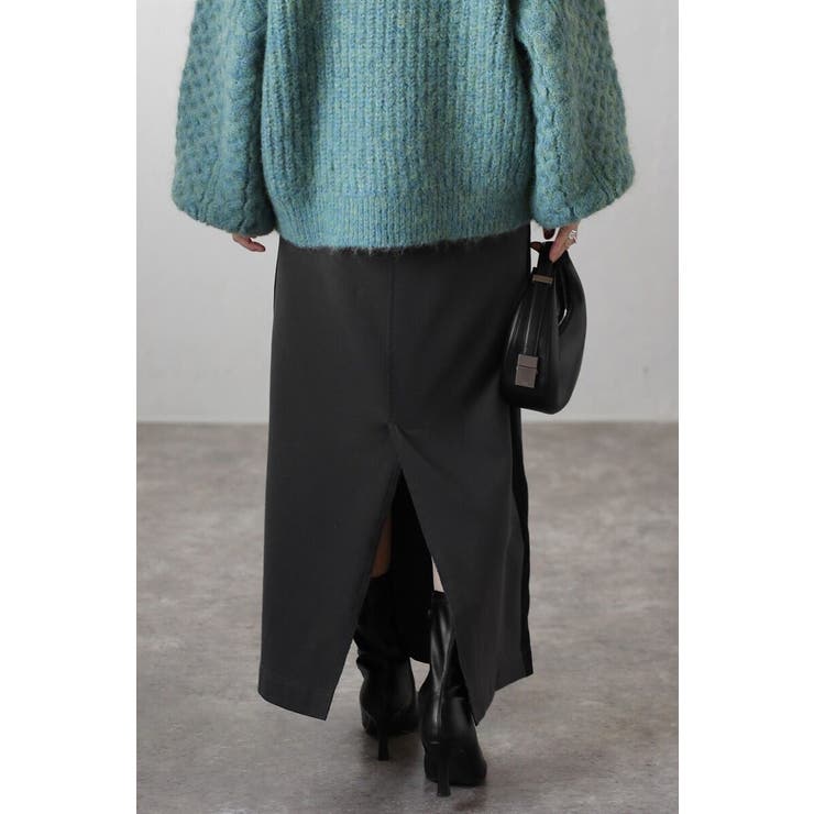 異素材配色タイトスカート 88-004230 | BONJOUR SAGAN | 詳細画像4 