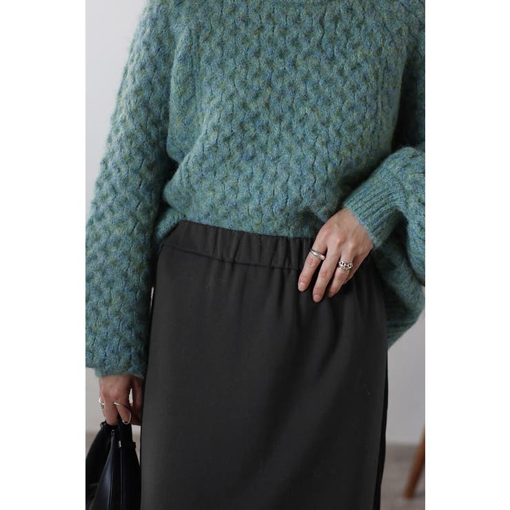 異素材配色タイトスカート 88-004230 | BONJOUR SAGAN | 詳細画像7 