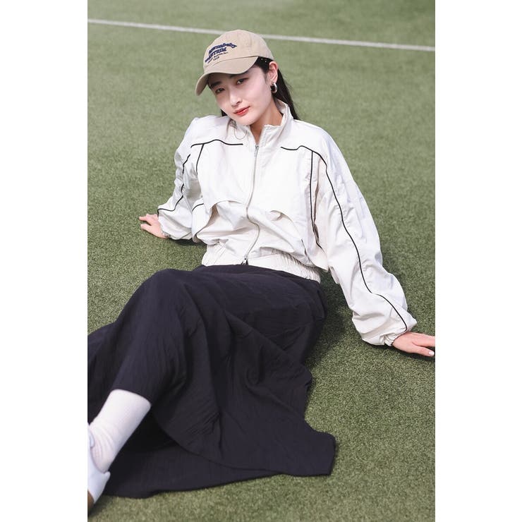 配色パイピングナイロントラックジャケット 88-004231 | BONJOUR SAGAN | 詳細画像2 