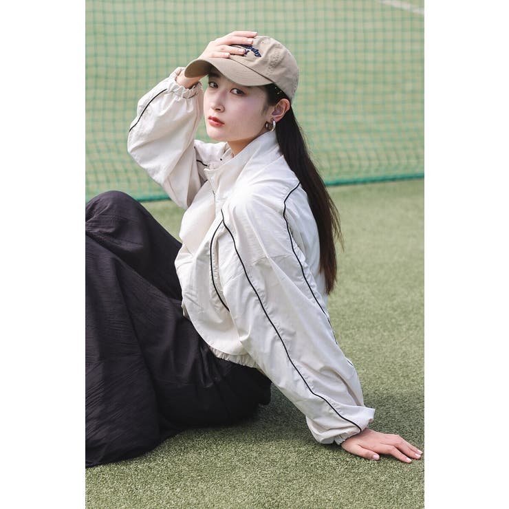 配色パイピングナイロントラックジャケット 88-004231 | BONJOUR SAGAN | 詳細画像4 