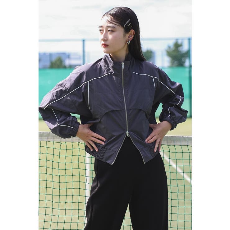 配色パイピングナイロントラックジャケット 88-004231 | BONJOUR SAGAN | 詳細画像10 