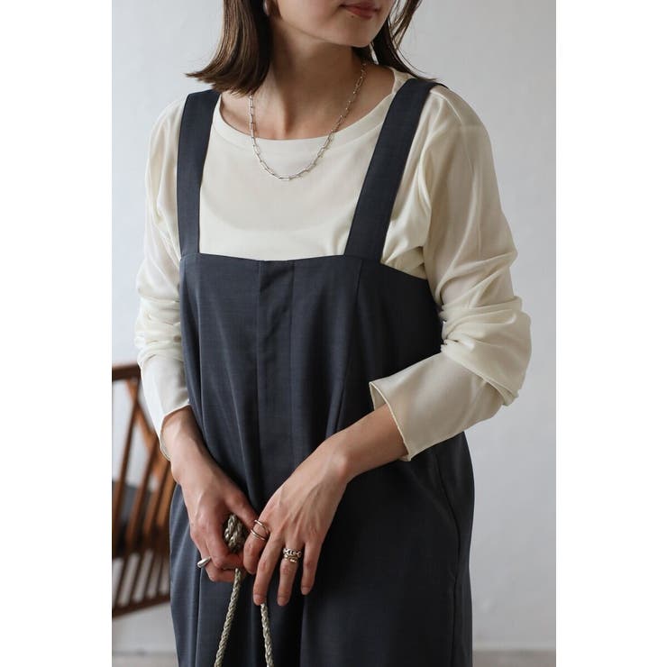 IVORY | リラックスシアーベロアロンT 88-004232 | BONJOUR SAGAN