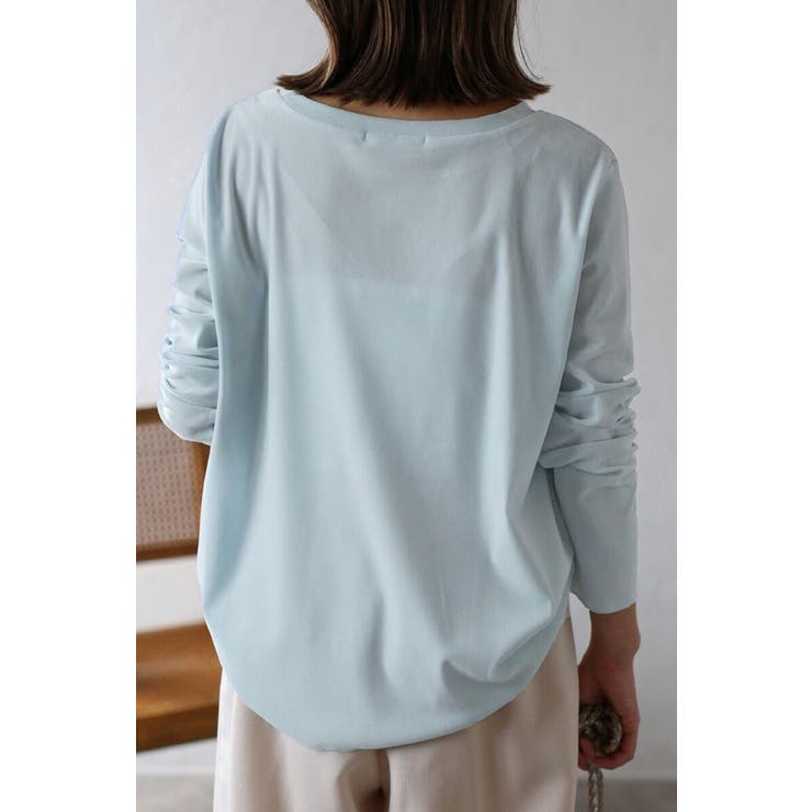 リラックスシアーベロアロンT 88-004232 | BONJOUR SAGAN | 詳細画像4 