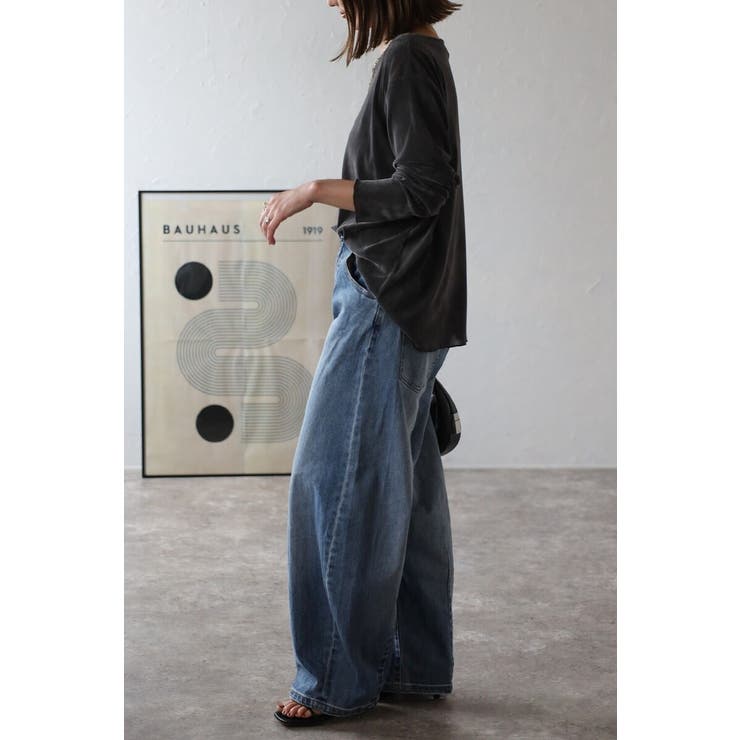 リラックスシアーベロアロンT 88-004232 | BONJOUR SAGAN | 詳細画像13 