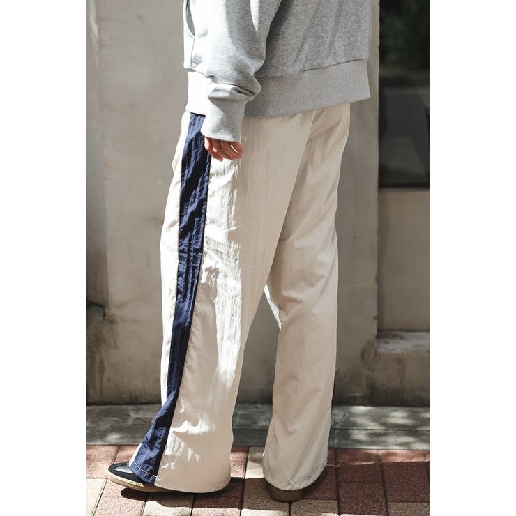 裾ドロストサイドラインナイロンパンツ 88-004233 | BONJOUR SAGAN | 詳細画像2 