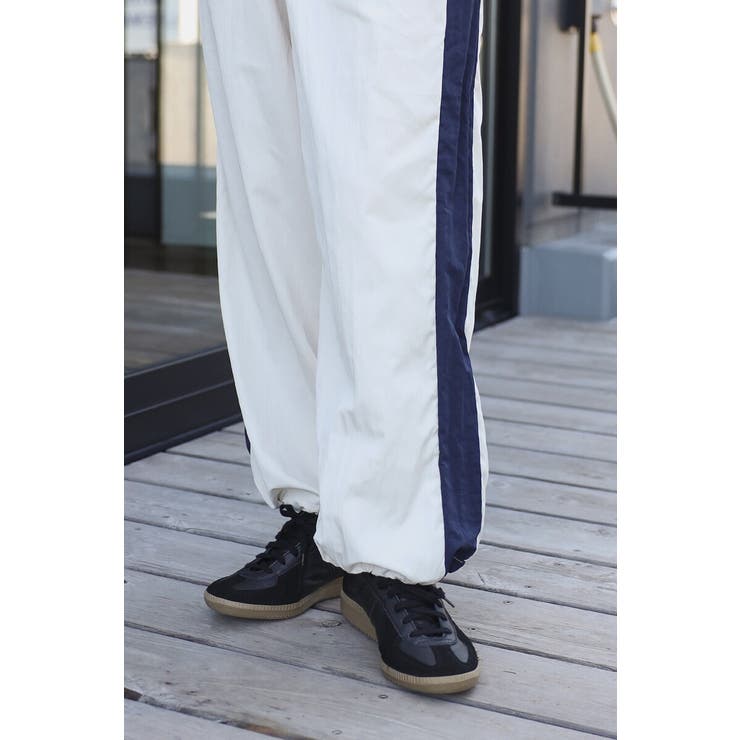 裾ドロストサイドラインナイロンパンツ 88-004233 | BONJOUR SAGAN | 詳細画像11 