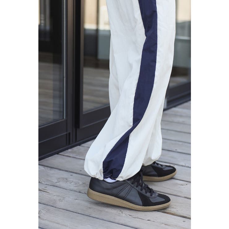 裾ドロストサイドラインナイロンパンツ 88-004233 | BONJOUR SAGAN | 詳細画像12 