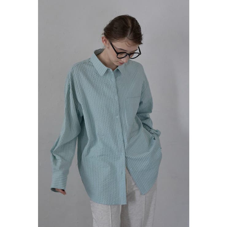 bumpy stripe shirt[品番：BLEW0008809]｜BONJOUR  SAGAN（ボンジュールサガン）のレディースファッション通販｜SHOPLIST（ショップリスト）