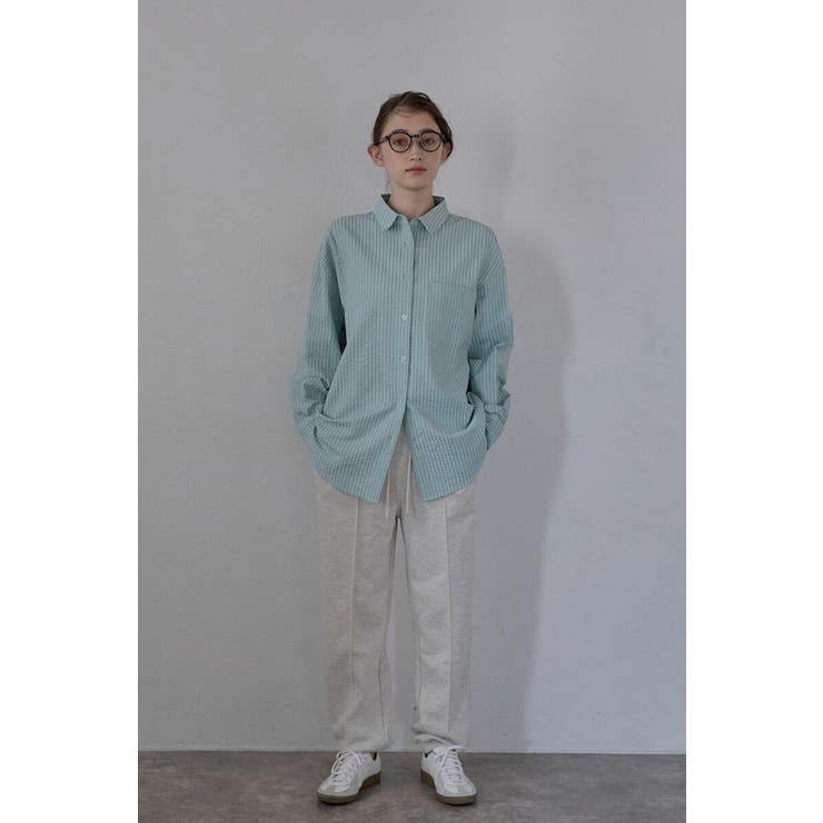 bumpy stripe shirt[品番：BLEW0008809]｜BONJOUR  SAGAN（ボンジュールサガン）のレディースファッション通販｜SHOPLIST（ショップリスト）