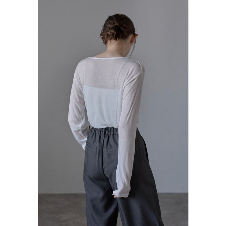 long sleeve sheer | BONJOUR SAGAN | 詳細画像4 