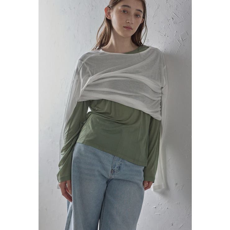 long sleeve sheer | BONJOUR SAGAN | 詳細画像33 