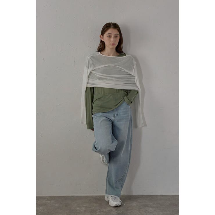 long sleeve sheer | BONJOUR SAGAN | 詳細画像34 