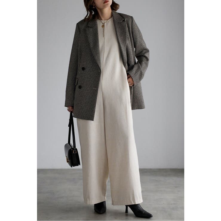 ヘリンボーンAラインオールインワン 88-004241 | BONJOUR SAGAN | 詳細画像1 