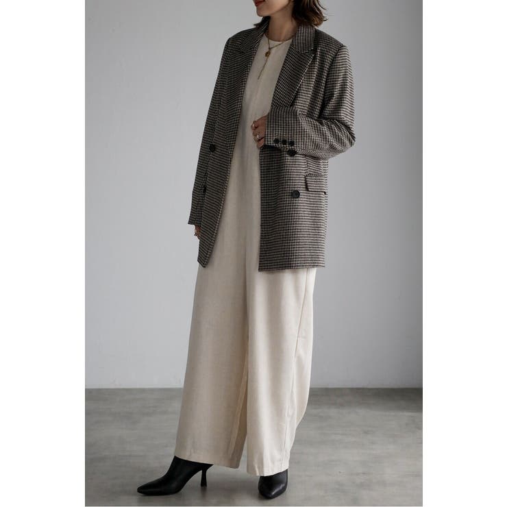 ヘリンボーンAラインオールインワン 88-004241 | BONJOUR SAGAN | 詳細画像2 