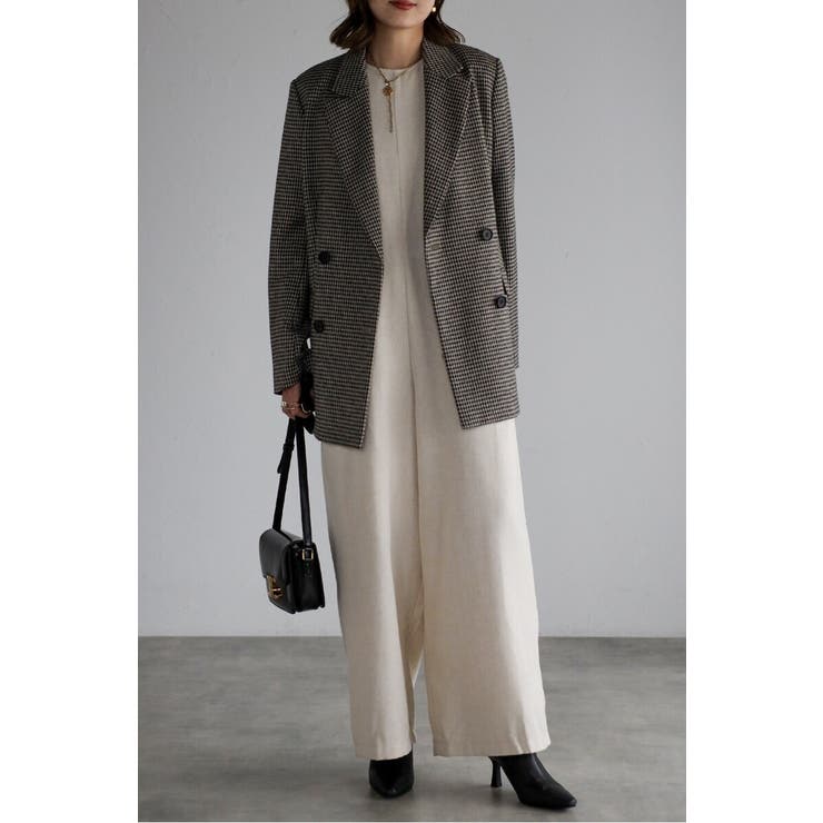 ヘリンボーンAラインオールインワン 88-004241 | BONJOUR SAGAN | 詳細画像3 