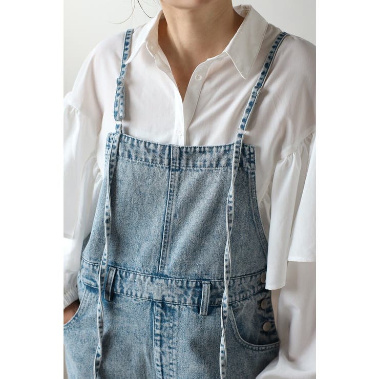 ストラップデザインデニムサロペット 88-004243 | BONJOUR SAGAN | 詳細画像8 