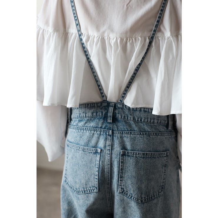 ストラップデザインデニムサロペット 88-004243 | BONJOUR SAGAN | 詳細画像13 
