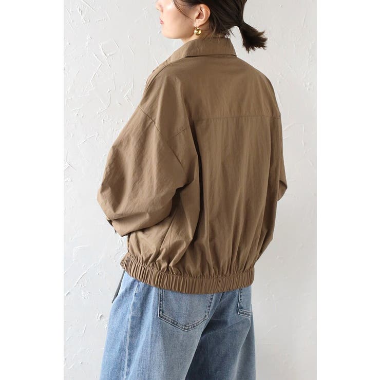 裾ギャザーナイロンミドルシャツジャケット 88-004245 | BONJOUR SAGAN | 詳細画像18 