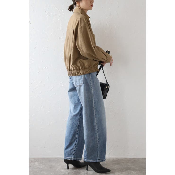 裾ギャザーナイロンミドルシャツジャケット 88-004245 | BONJOUR SAGAN | 詳細画像19 