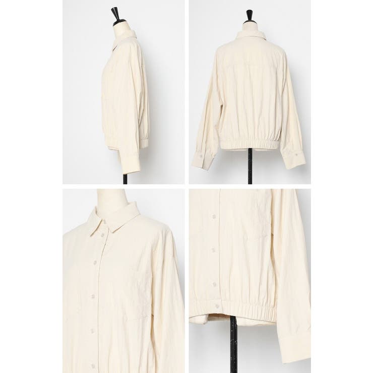 裾ギャザーナイロンミドルシャツジャケット 88-004245 | BONJOUR SAGAN | 詳細画像23 