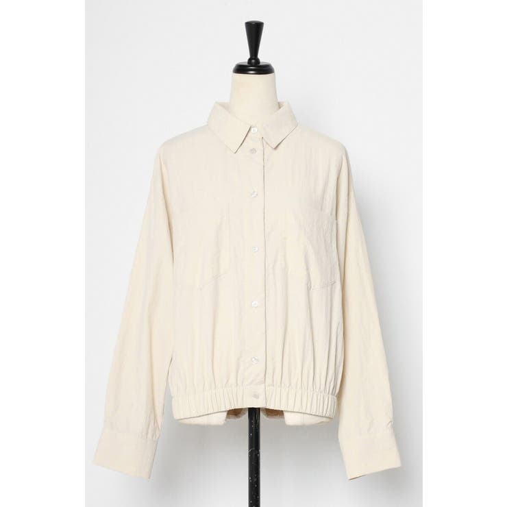 裾ギャザーナイロンミドルシャツジャケット 88-004245 | BONJOUR SAGAN | 詳細画像24 