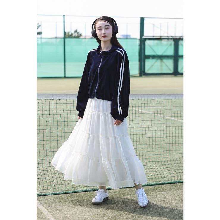 裾ドロストクロップド丈トラックジャケット 88-004247 | BONJOUR SAGAN | 詳細画像9 