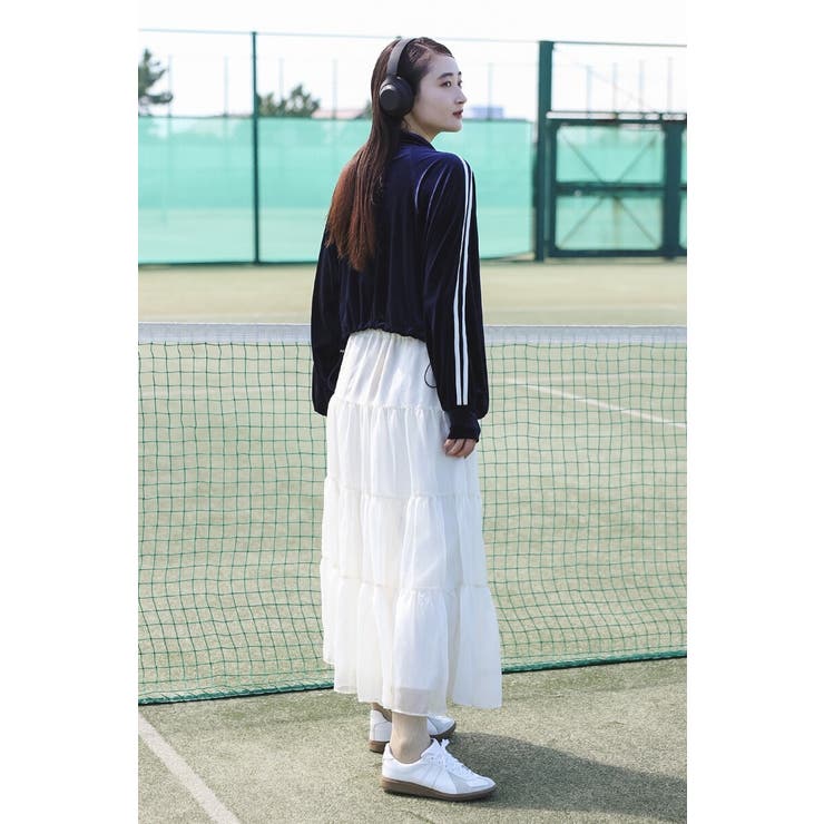 裾ドロストクロップド丈トラックジャケット 88-004247 | BONJOUR SAGAN | 詳細画像10 