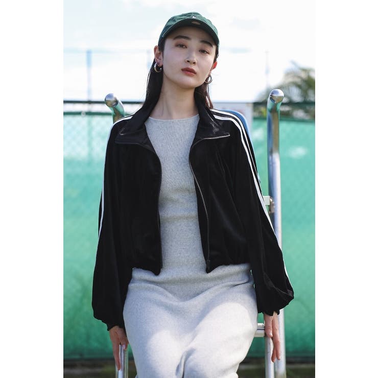 裾ドロストクロップド丈トラックジャケット 88-004247 | BONJOUR SAGAN | 詳細画像15 