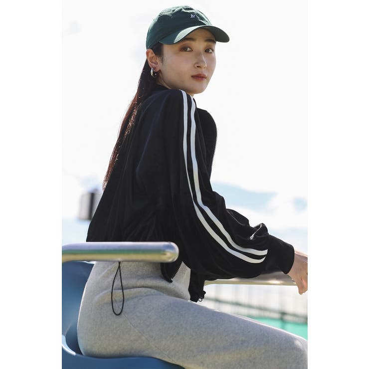 裾ドロストクロップド丈トラックジャケット 88-004247 | BONJOUR SAGAN | 詳細画像16 