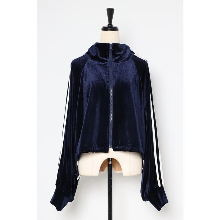 裾ドロストクロップド丈トラックジャケット 88-004247 | BONJOUR SAGAN | 詳細画像22 